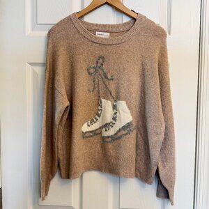 SINCERELY JULES (NWT) novelty ice skate sweater (L)